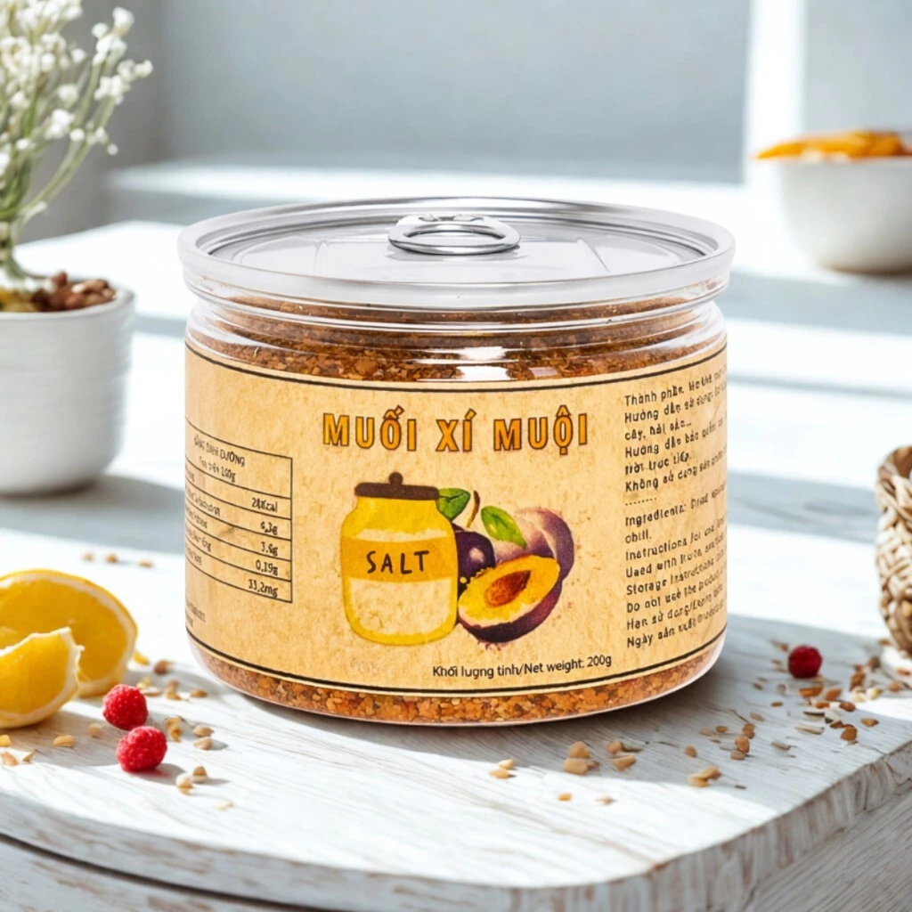 Muối ô mai xí muội MIDIFARM, đồ ăn vặt đà lạt vừa ngon vừa rẻ - 2