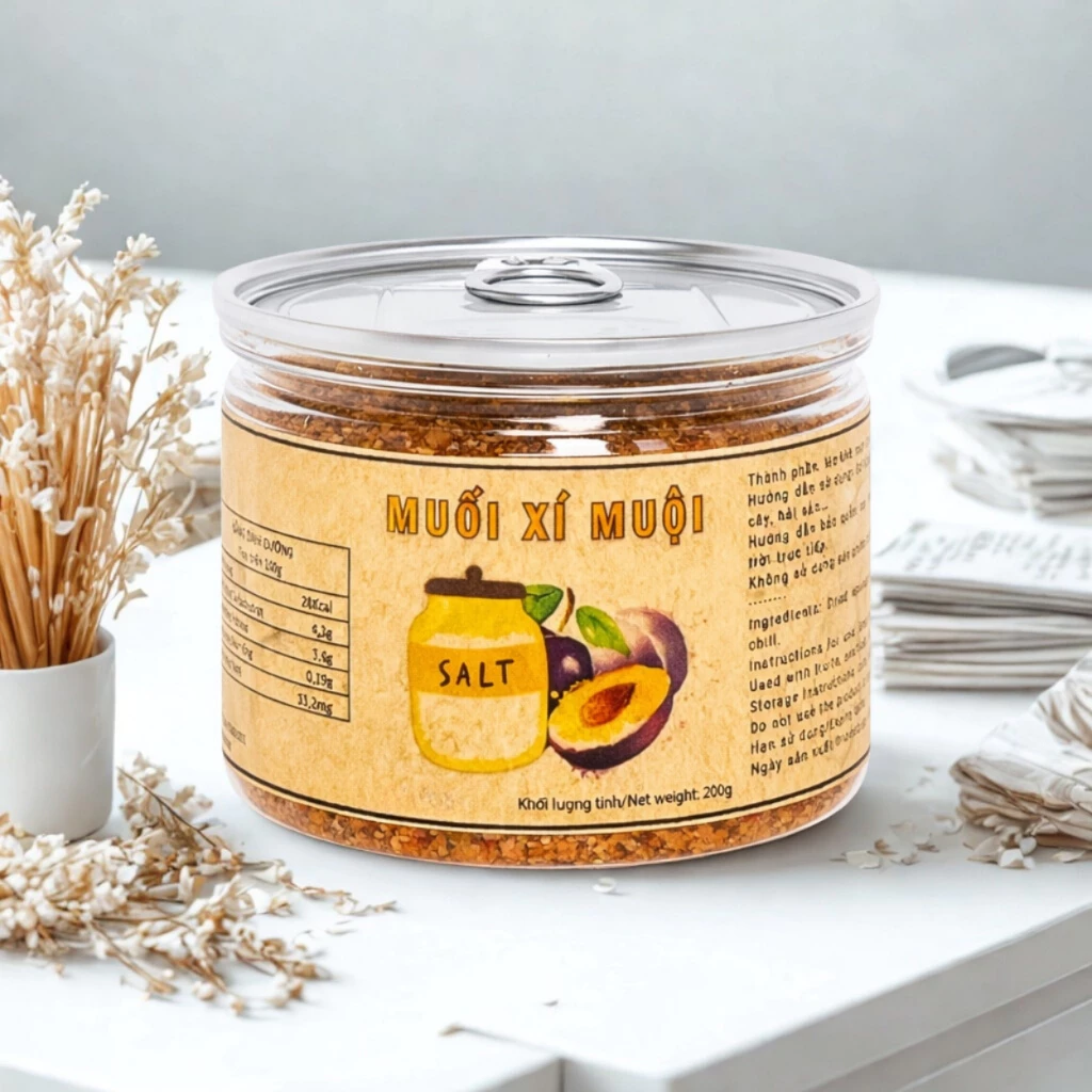 Muối ô mai xí muội MIDIFARM, đồ ăn vặt đà lạt vừa ngon vừa rẻ - 3