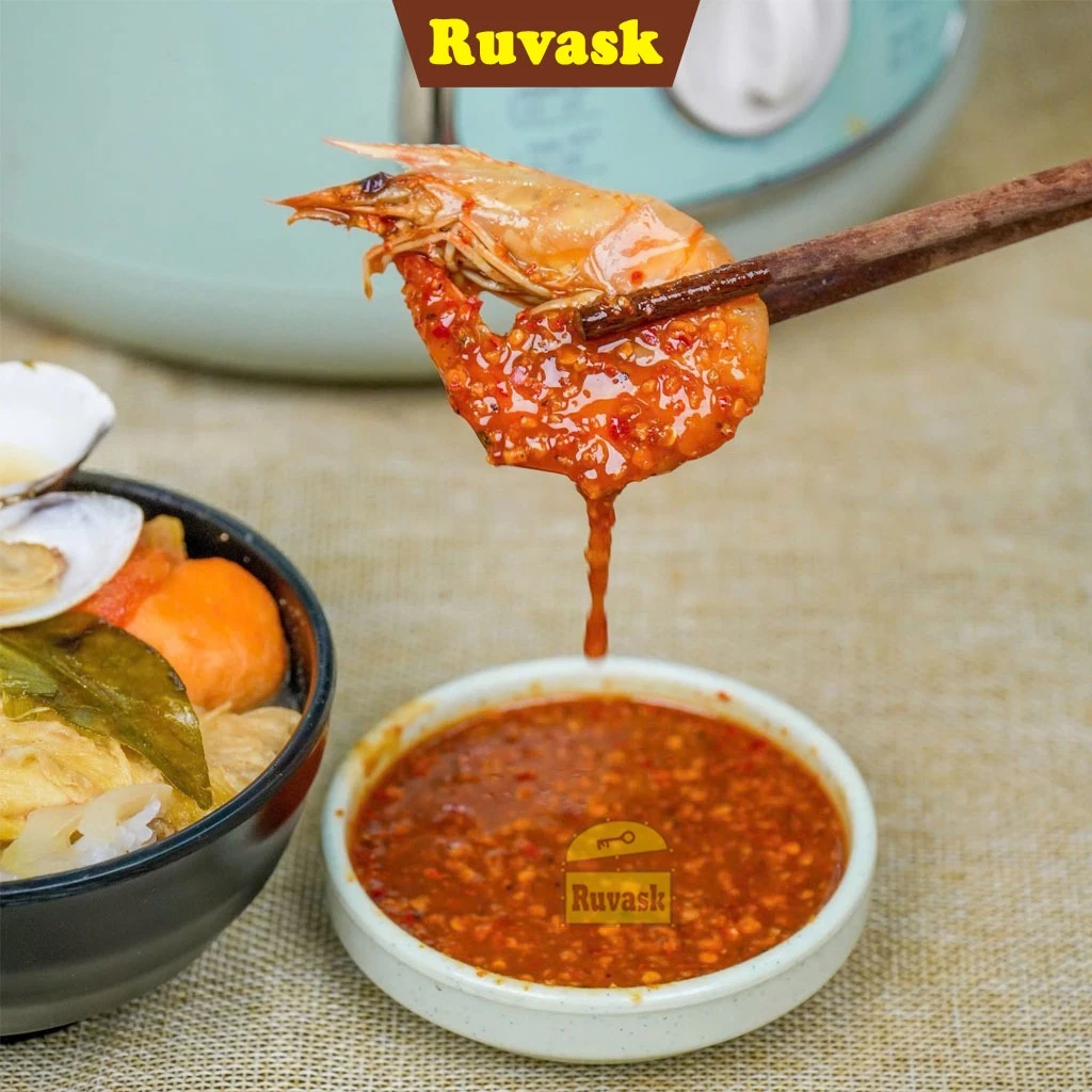 Muối Chú Hải Cay Vừa, Siêu Cay Chấm Trái Cây - Muối Tây Ninh, Muối Chấm Hải Sản, Trái Cây, Hoa Quả, Bánh Tráng - Ruvask - 3