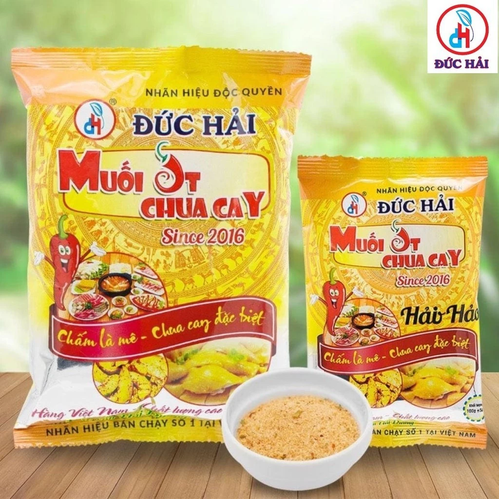 Muối ớt gia vị bột canh chua cay Đức Hải gói 500g đậm vị thơm ngon đặc biệt
