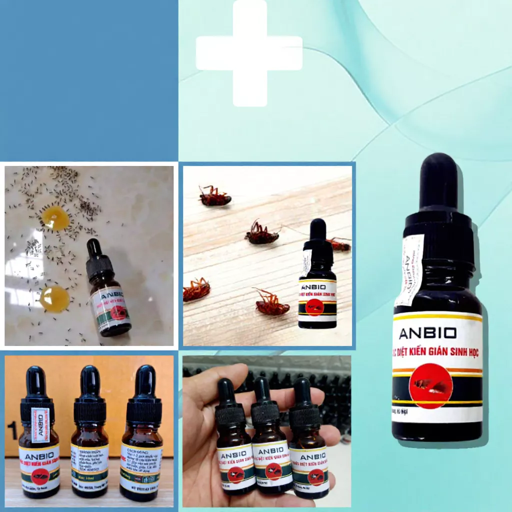 Thuốc diệt kiến gián ANBIO với hoạt chất sinh học diệt tận gốc kiến hôi, kiến đen, kiến lửa, kiến ba khoang, gián đức - 6