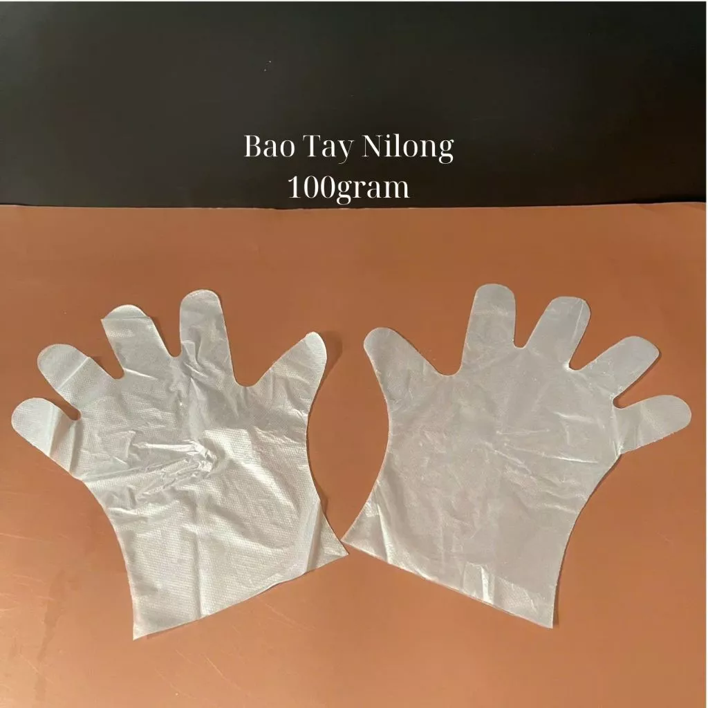 [100gr] Bao Tay Nilon Xốp Dùng 1 Lần – Tiện Lợi, Vệ Sinh, An Toàn Thực Phẩm