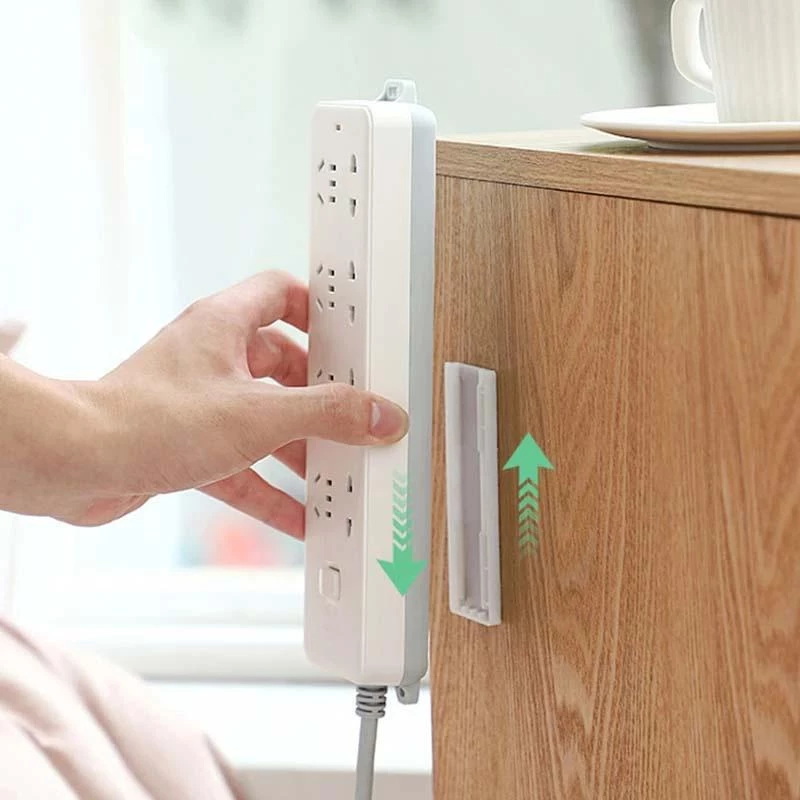 Miếng Dán Tường Treo Ổ Cắm Điện, Modem Đa năng 10x4cm - 4