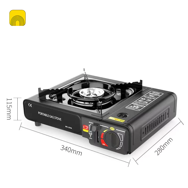 Bếp ga mini du lịch cooking bếp gas sản xuất bằng thép không gỉ chịu nhiệt độ cao chống cháy nổ an toàn - 4