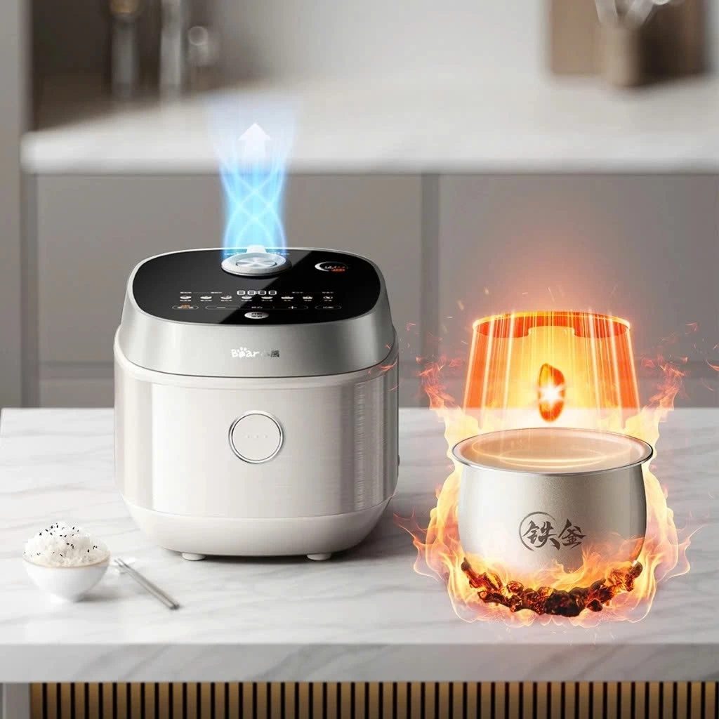 Nồi cơm điện lõi 1,5L Bear bảo hành 18 tháng- Ceramic Pro 9H - 8 chế độ nấu tùy chỉnh RC-4H40Y - 2