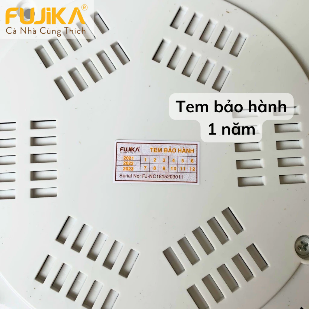 Nồi cơm điện FUJIKA 1L - 1.2L - 1.8L Loại Nắp gài thông minh chống dính ,giữ nhiệt, hàng chính hãng -Hàng Bảo hành - 6