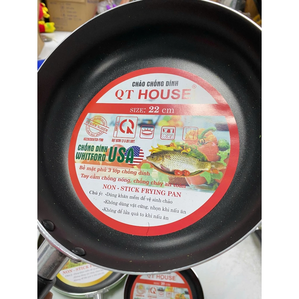 Combo 3 chảo chống dính 1 quai, đủ size, chảo chống dính đáy từ - 4