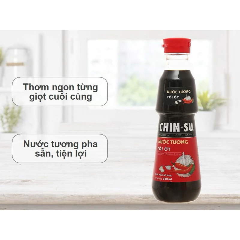 Nước tương (xì dầu) đậu nành ChinSu đậm đặc chai 300ml