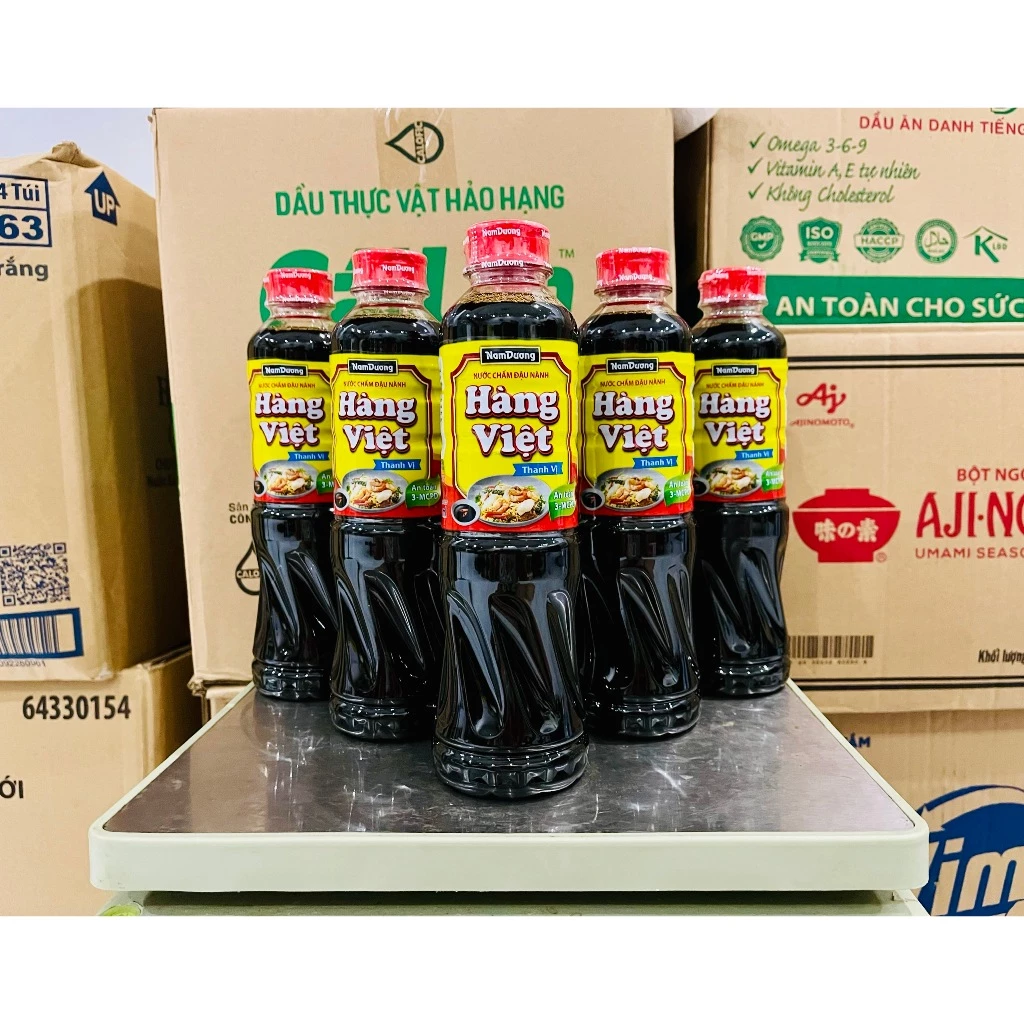 Lốc (6 chai x 500ml) Nước tương Tam Thái Tử Nhất ca và Nhị ca/Cholimex Hương Việt/Nam Dương Hàng Việt/Phú Sĩ Ajinomoto - 2