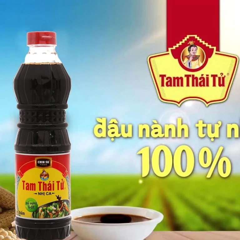 Combo 4 Chai (mỗi chai 500ml) Nước tương Nhị Ca Tam Thái Tử (Date mới : 12 tháng) - 2