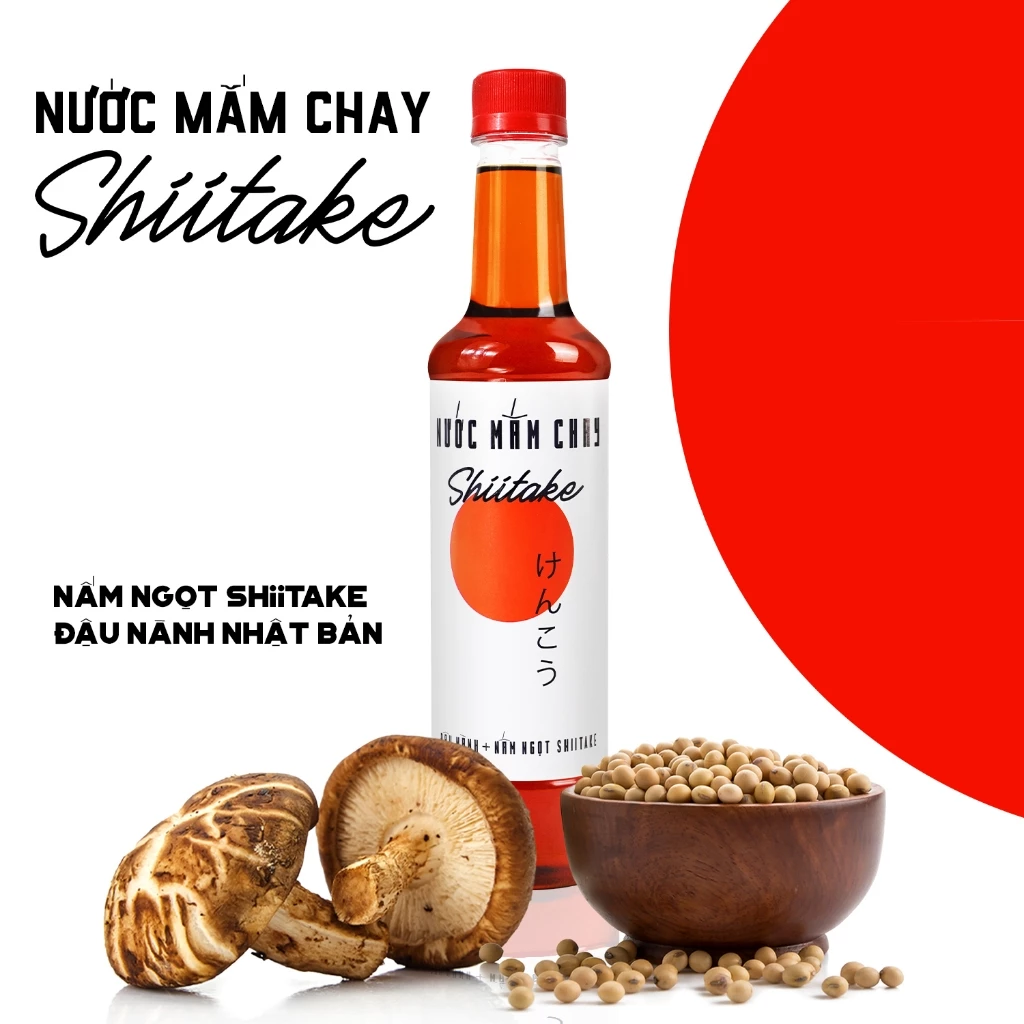 [TẶNG 1 NƯỚC TƯƠNG 125ML] Thùng 6 chai gồm 3 chai nước mắm và 3 chai nước tương shiitake chai nhựa 525ml Làng Chài Xưa - 2