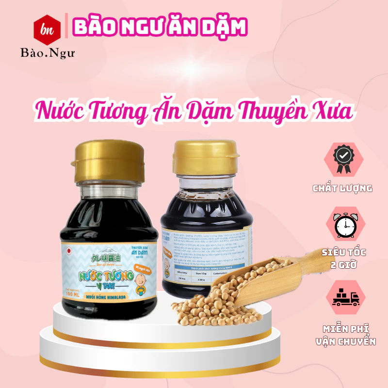 Nước Tương Tách Muối Kikkoman Nhật Bản Dành Cho Bé Ăn Dặm // Nước Tương Thuyền Xưa Vị Tare Việt Nam - 4
