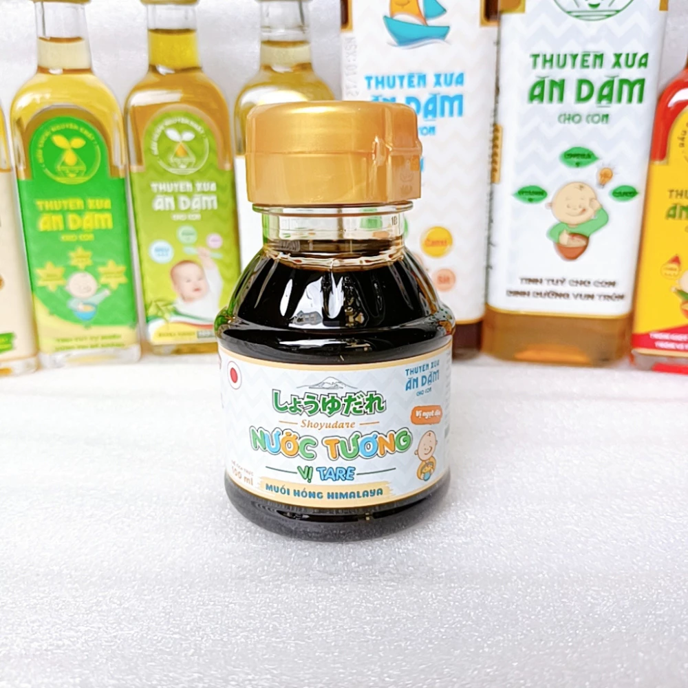 Nước Tương Thuyền Xưa Ăn Dặm Vị Tare Dinh Dưỡng Ngọt Dịu Kích Thích Vị Giác Cho Bé Trên 1 Tuổi 100ml - Bibomart - 3