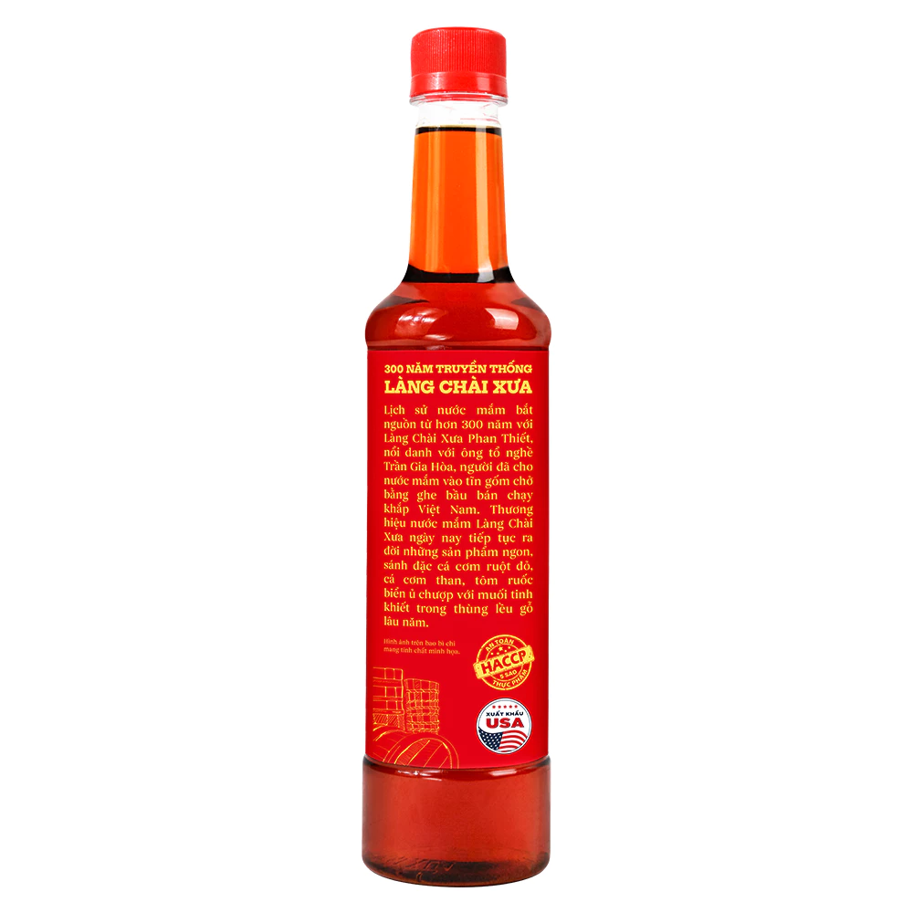 [TẶNG 1 NƯỚC TƯƠNG 125ML] THÙNG 6 CHAI Nước mắm tôm biển truyền thống Làng Chài Xưa 525ml Hồng Ngọc Đại Dương - 3