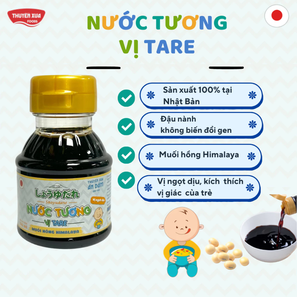 [Chai thuỷ tinh 250ml] Nước Tương Cao Cấp Shiitake Làng Chài Xưa Độ Đạm Tự Nhiên Lên Men Từ Nấm Ngọt Nhât Và Đậu Nành - 2