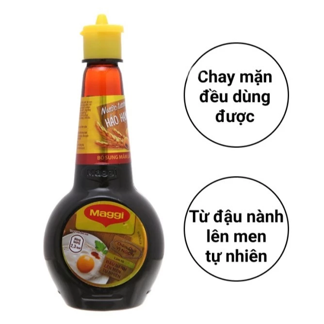 Nước tương Maggi đậu nành hảo hạng chai 200ml -DATE mới - 4