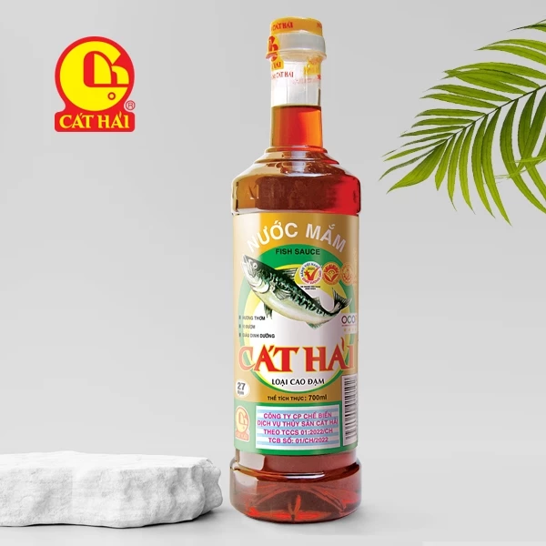 Nước Mắm Chấm Cao Đạm Cát Hải 27 Độ Đạm (Chai Nhựa) – Nước Mắm Truyền Thống - 2