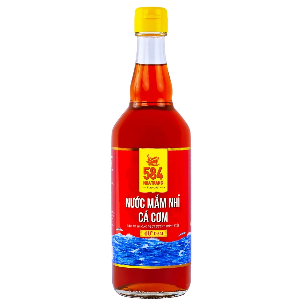Nước Mắm 584 Nha Trang 40 Độ Đạm - Nước Mắm Truyền Thống Chai Thủy Tinh 510ml T0540-6 [THÙNG 6 CHAI] - 4