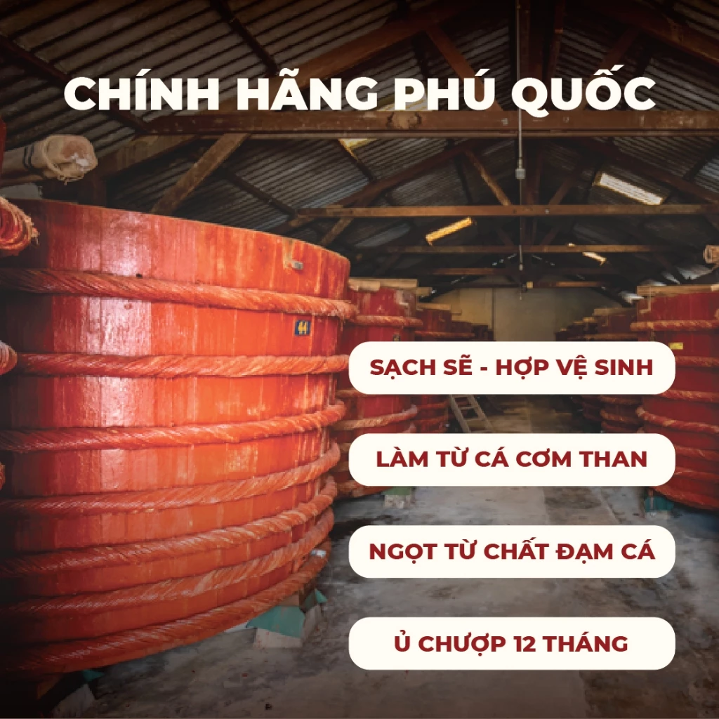 Nước Mắm Phú Quốc Hồng Hoa 40 độ đạm 520ml, Nước Mắm Nhĩ Cá Cơm Truyền Thống - 6