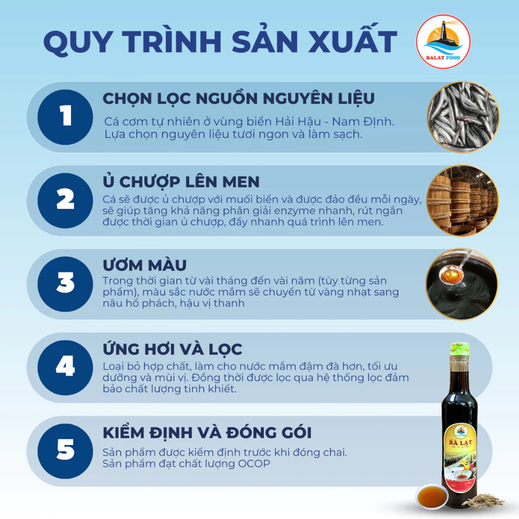 COMBO Nấu Chấm 1 Lít Nước Mắm Cá Cơm Loại ĐẶC BIỆT và 1 Lít Nước Mắm Nấu Truyền Thống Ba Lạt - 3