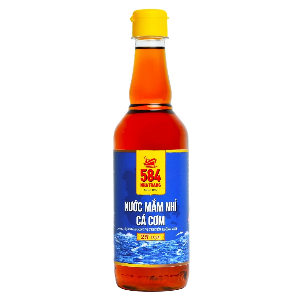 Nước Mắm 584 Nha Trang 25 Độ Đạm - Nước Mắm Truyền Thống Chai Nhựa 500ml, N0525-6 [THÙNG 6 CHAI] - 4