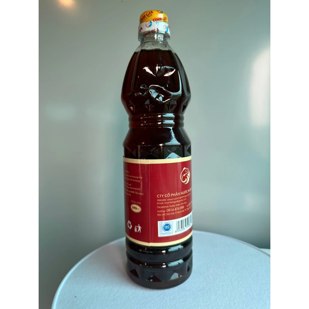 Nước Mắm Tĩnh Gia 12 Độ Đạm Chai 890ml 🍒𝑭𝑹𝑬𝑬𝑺𝑯𝑰𝑷🍒 Nước Mắm Truyền Thống Tĩnh Gia - 3