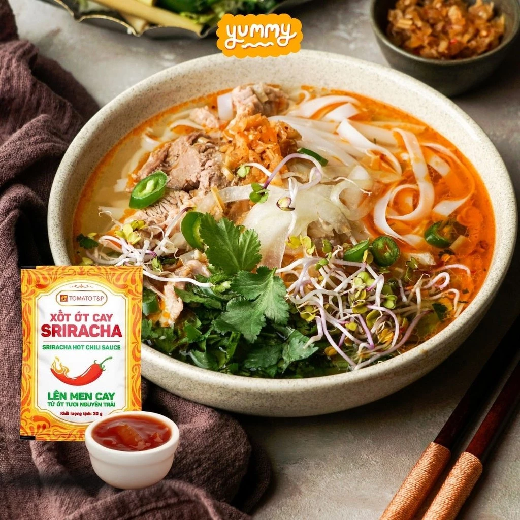 Sốt Ớt Sriracha – Tương Ớt Chấm Gà Rán, Phở, Đồ Chiên, Tương Ớt Chấm Thịt Nướng –Tomato T&P - 5
