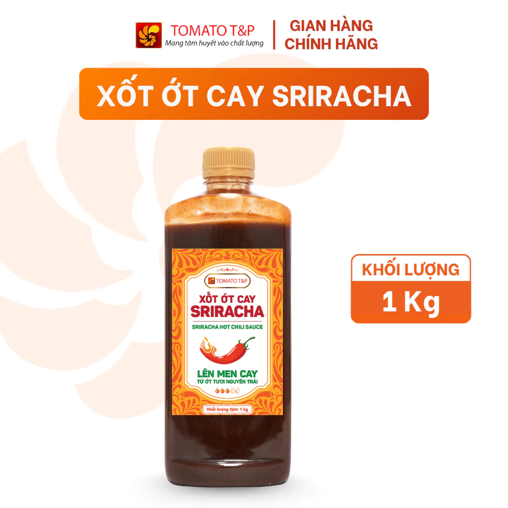 Tương ớt Sriracha, tương ớt chua ngọt dùng kèm phở, chấm món chiên, rán - Tomato T&P - 4