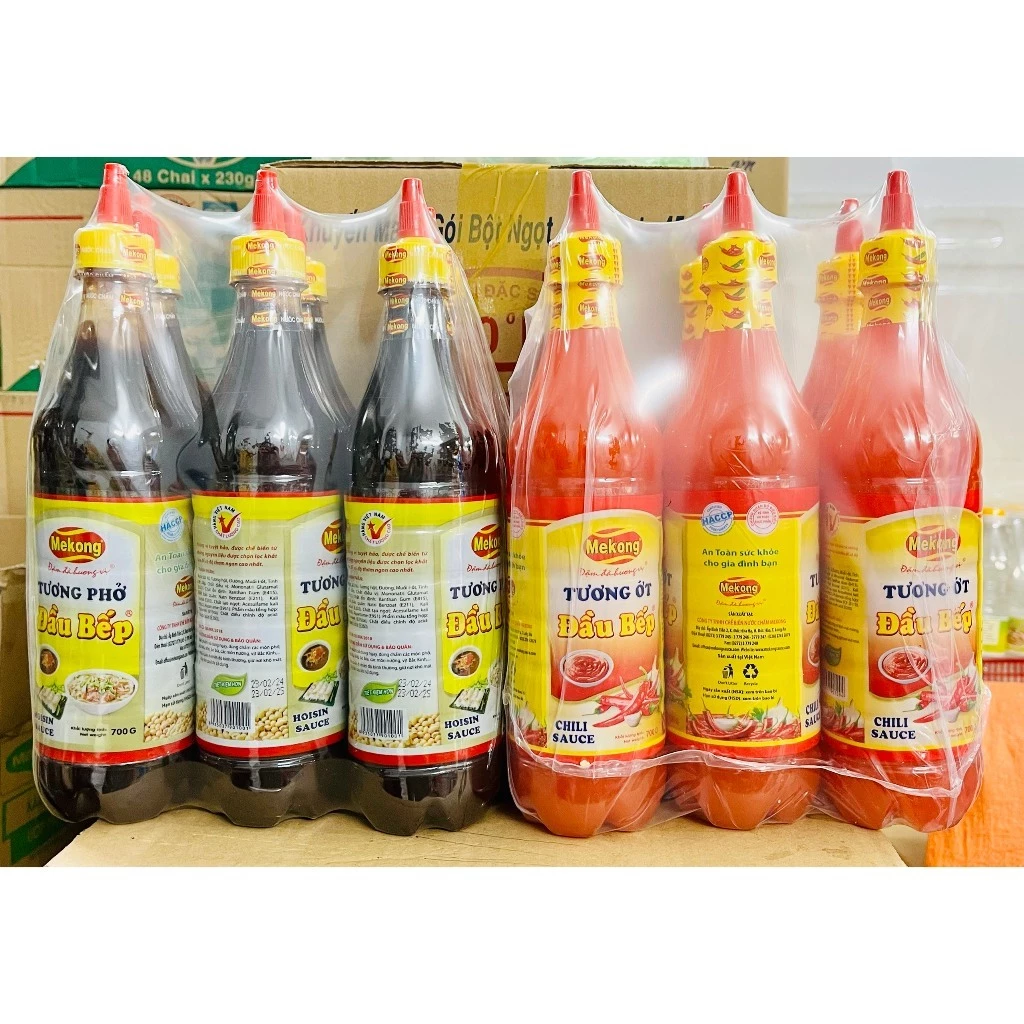 Tương ớt - Tương phở - Tương Cà Đầu Bếp-Mekong 700ml giá sỉ - giá bán buôn