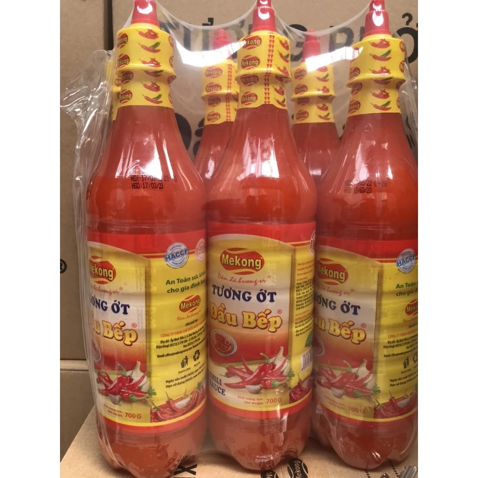 Tương ớt - Tương phở - Tương Cà Đầu Bếp-Mekong 700ml giá sỉ - giá bán buôn - 3
