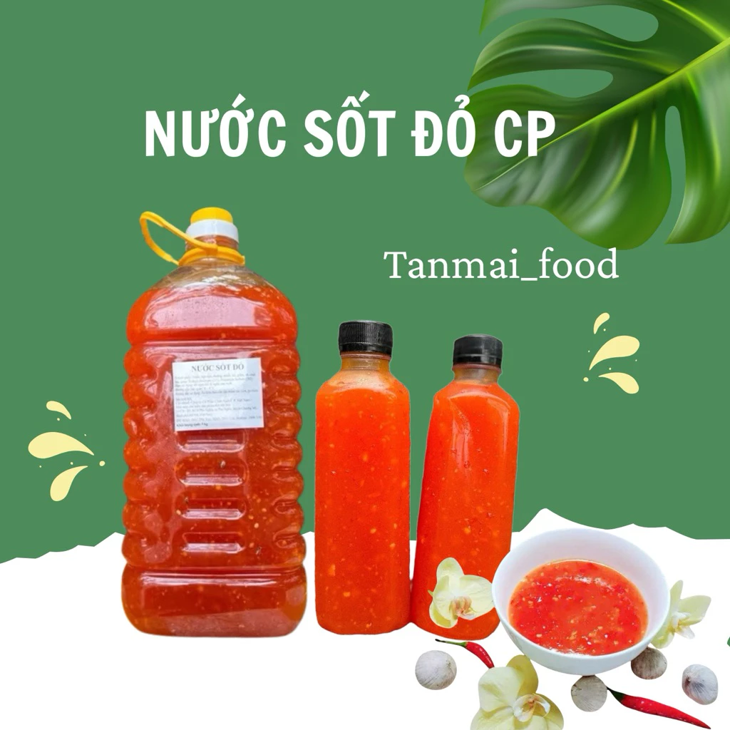 1KG NƯỚC SỐT ỚT ĐỎ CP- TƯƠNG ỚT CHUA NGỌT