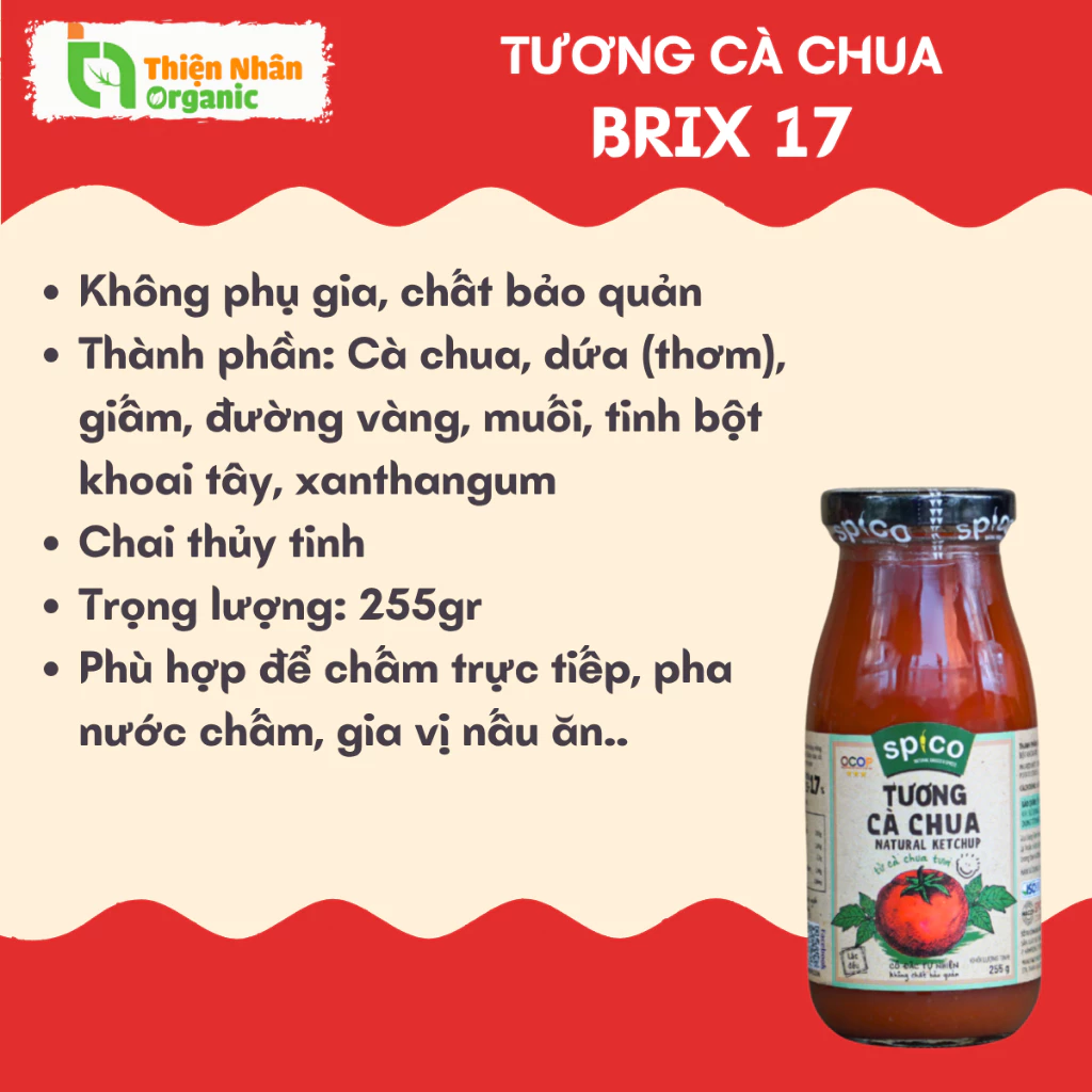 Tổng Hợp Các Loại Tương Ớt Tương Cà Gia Vị Nấu Ăn SPICO Không Chất Bảo Quản - 5