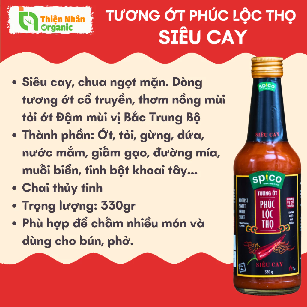 Tổng Hợp Các Loại Tương Ớt Tương Cà Gia Vị Nấu Ăn SPICO Không Chất Bảo Quản - 6