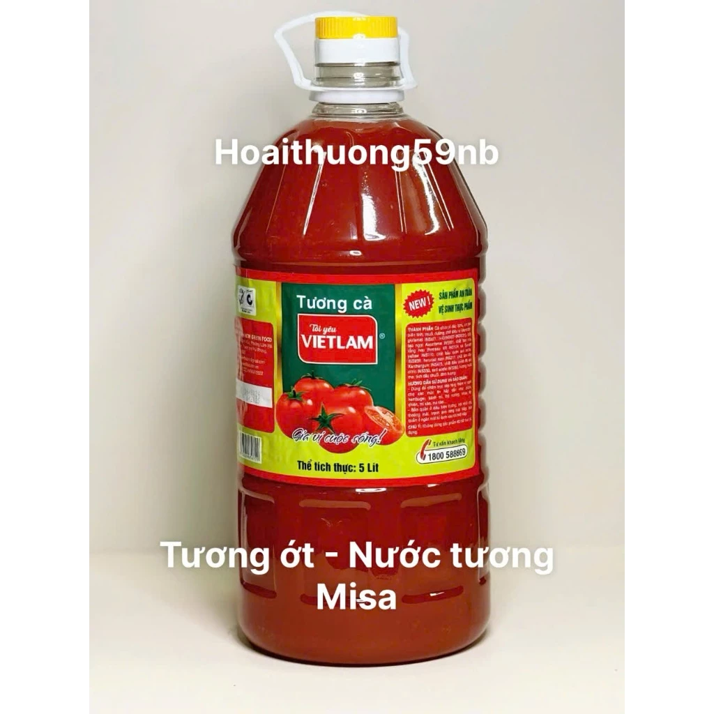 Tương cà VIETLAM 5 Lít / Tương cà can 5L (ketchup)