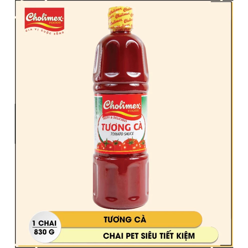 Combo 2 Chai Tương Ớt Cholimex 830g + Tương Cà Cholimex 830g – Gia vị chấm & nấu ăn ngon chuẩn vị - 4