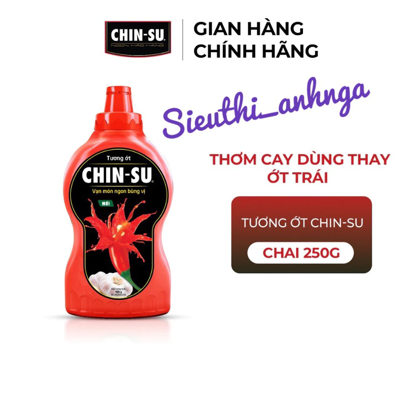 Tương Ớt/Tương Cà Chin-Su Chai 250g-500g-1kg - 4