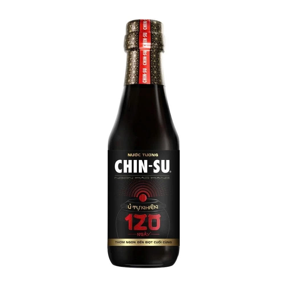 Combo 1 chai Nước tương CHIN-SU lên men 120 ngày x 300ml + 1 chai Tương ớt CHIN-SU 1kg