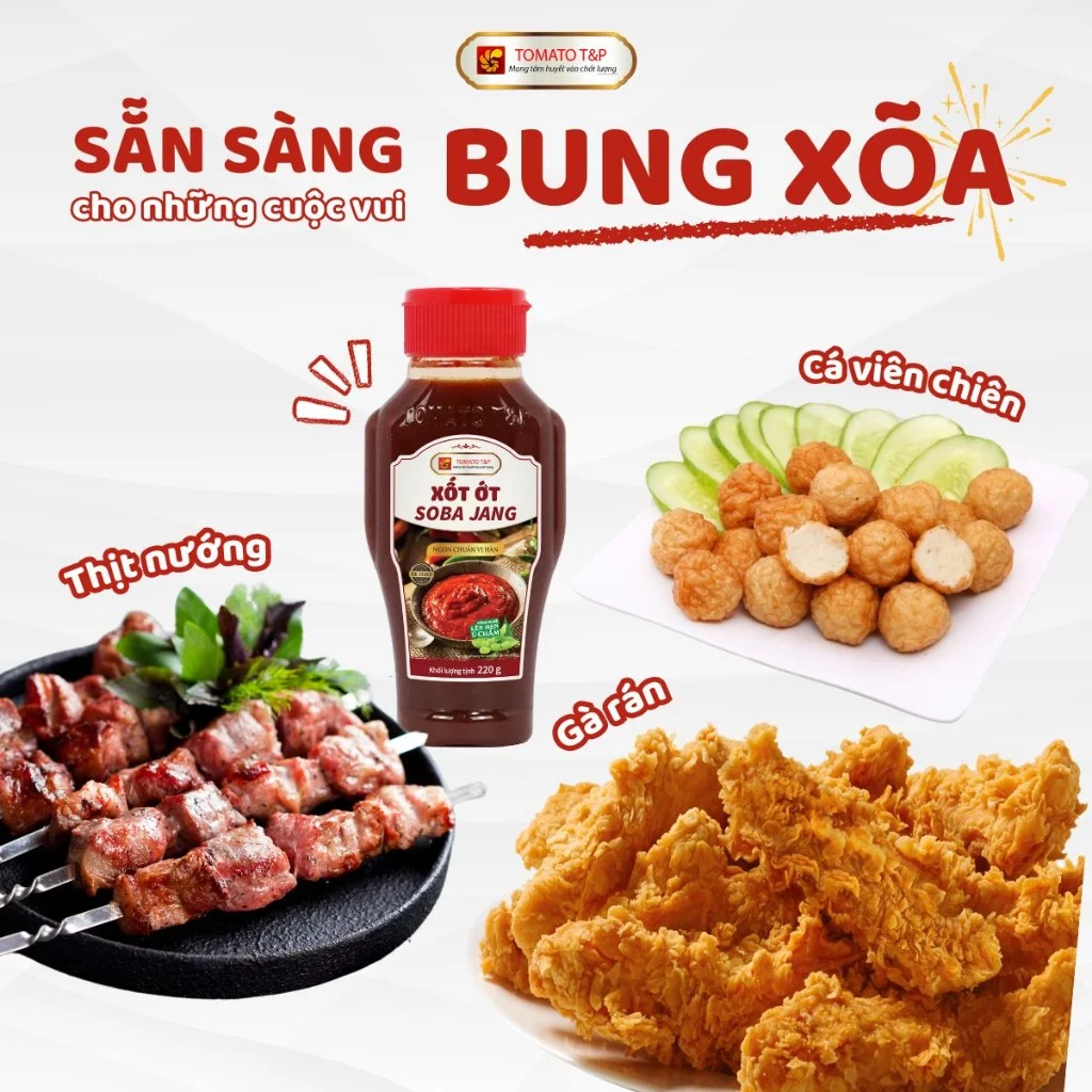 Tương ớt Hàn Quốc Soba Jang, tương chấm thịt nướng Bulgogi, nấu tokbokki - TOMATO T&P - 5