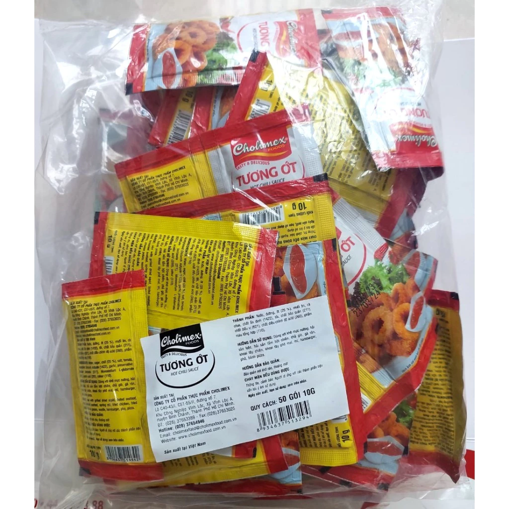 50 gói tương cà tương ớt Cholimex (loại 10g) - 2