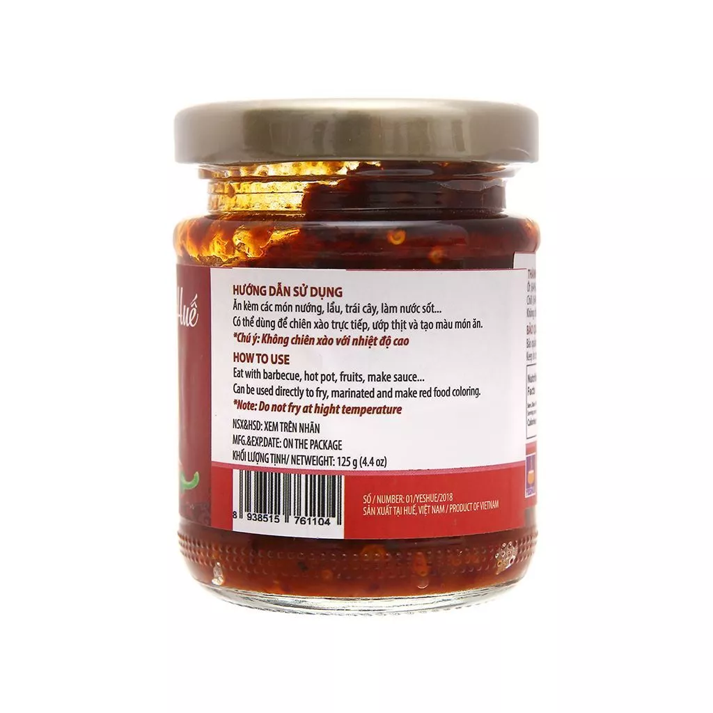 Tương ớt Huế siêu cay 125g - Sa tế ớt tiện dụng cho mọi căn bếp hiện đại - 3