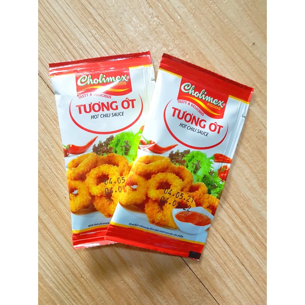 Tương cà, tương ớt gói Cholimex 10g (bịch 50 gói)