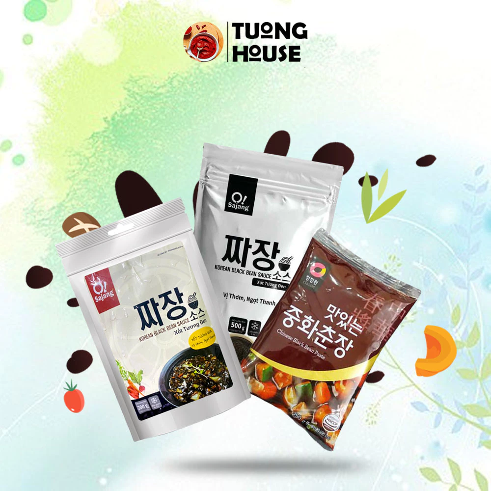 Sốt Tương Đen Hàn Quốc Nấu Mì Tương Đen