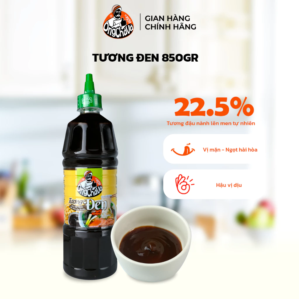 Tương Đen thương hiệu Ông Chà Và 850gr - Hàng Chính Hãng