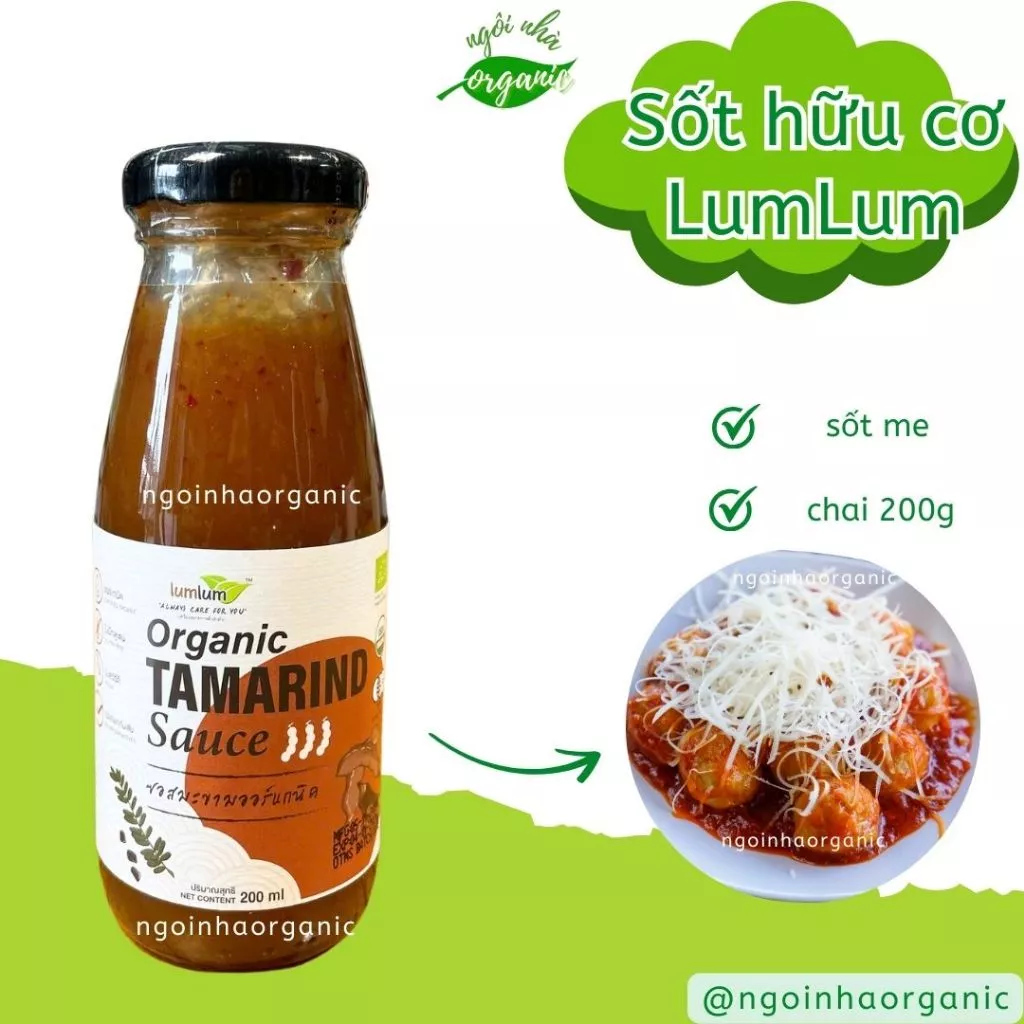 Các loại sốt hữu cơ LumLum, PB Farm - sốt teriyaki, tamari, tương ớt, mè rang, ketchup, ớt chua ngọt, miso, tiêu đen - 2