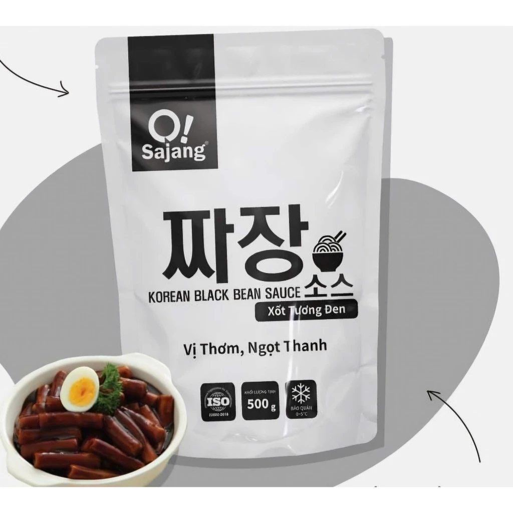 Gói 1Kg Xốt Tương Đen Osajang _(gồm 2 gói 500g) Hàng Sanadle