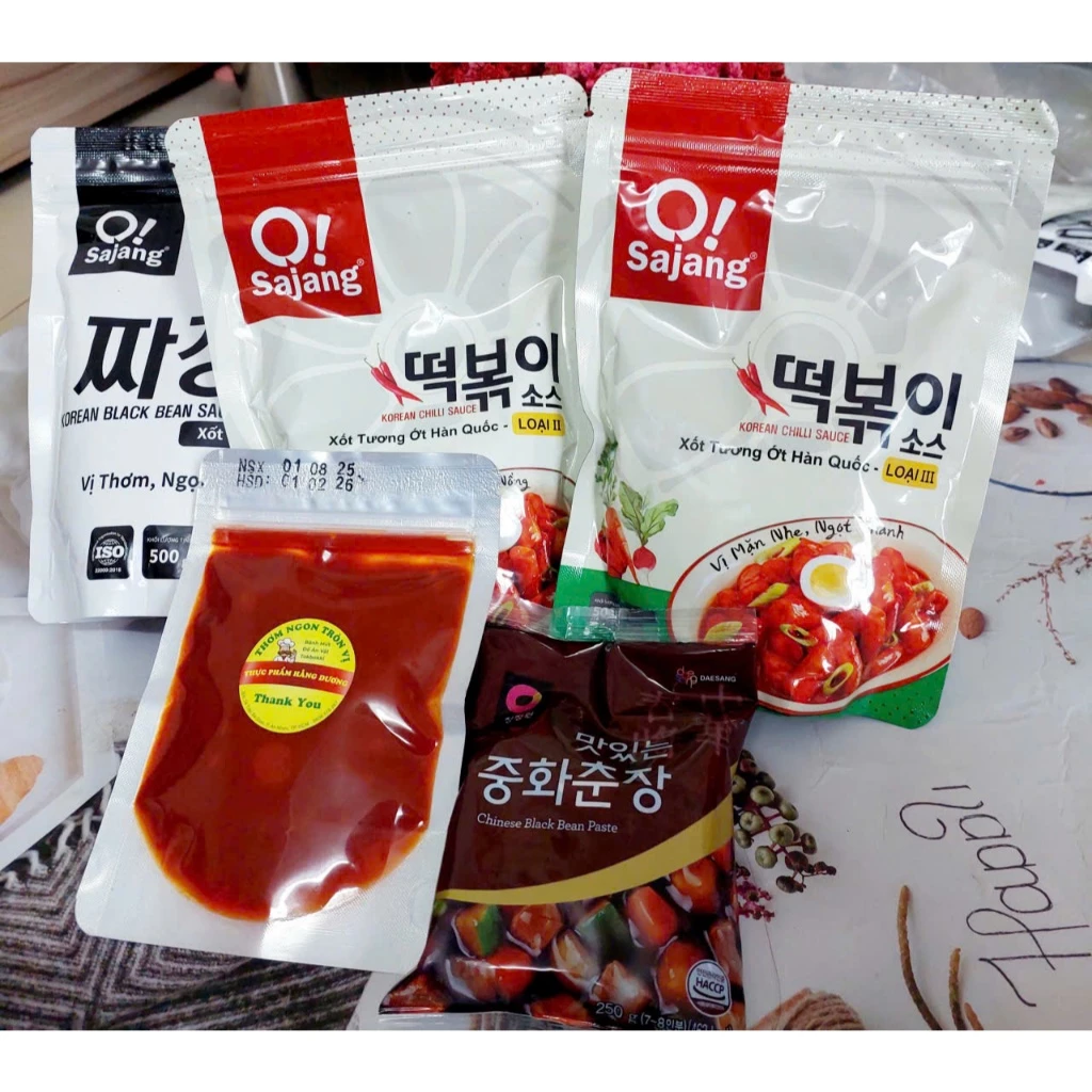 Gói 1Kg Xốt Tương Đen Osajang _(gồm 2 gói 500g) Hàng Sanadle - 2