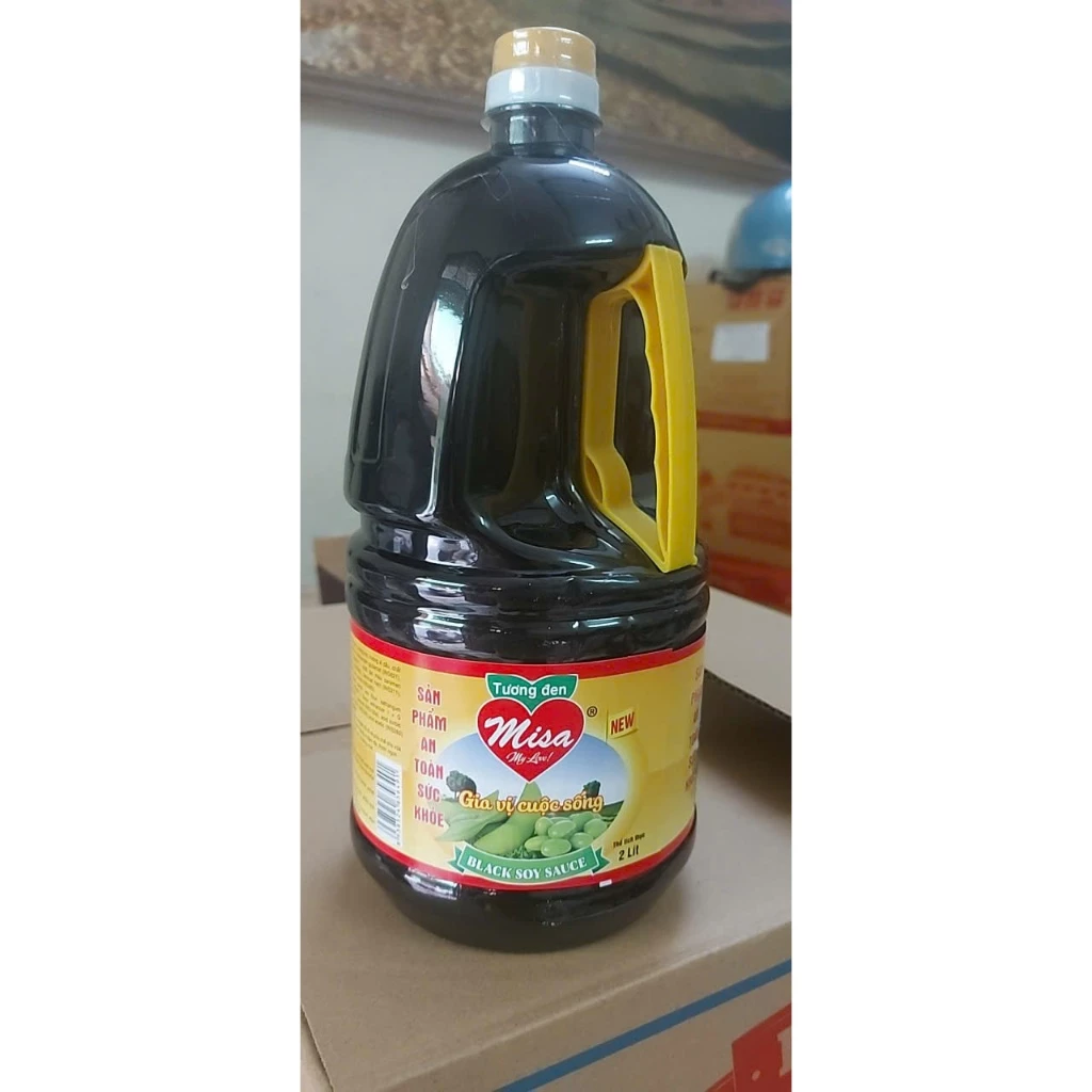Tương Đen Misa can 2 lít tem mới