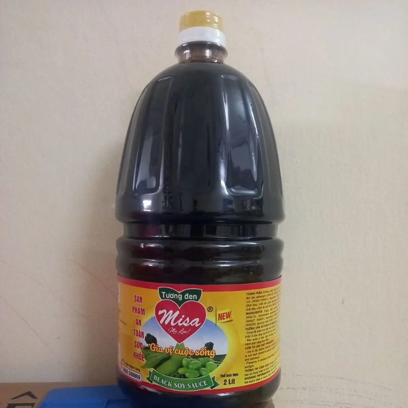 Tương đen Misa New 2 lít ( tem mới Quê Tôi)