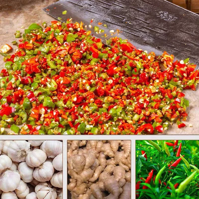 Ớt chưng Hồ Nam ⚡ CHUẨN CHÍNH HÃNG ⚡ Ớt chưng dầu Trung Quốc hũ 280g có 3 loại ớt và 9 loại gia vị - 3