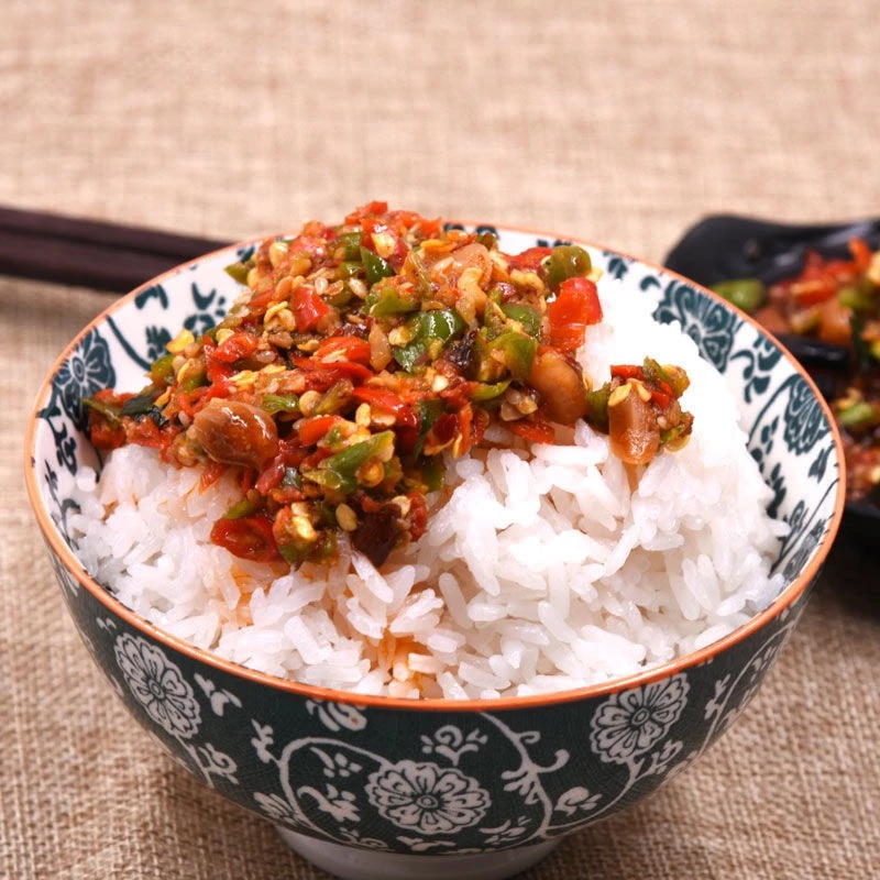 Ớt chưng Hồ Nam ⚡ CHUẨN CHÍNH HÃNG ⚡ Ớt chưng dầu Trung Quốc hũ 280g có 3 loại ớt và 9 loại gia vị - 4